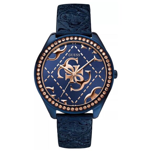 Guess Jewelry - Guess Women's Iconic Blue Dial Watch - W0473L1